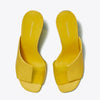 Tory Burch- Asymmetrical Heeled Mule Sandal - Bergamot