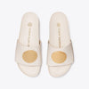 Tory Burch- Patos Slide - New Ivory / New Ivory