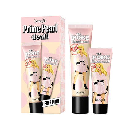 Benefit Cosmetics- Prime Pearl Deal Brightening pore primer set