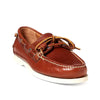 Ralph Lauren- Deep Saddle Tan Merton Leather Boat Shoe