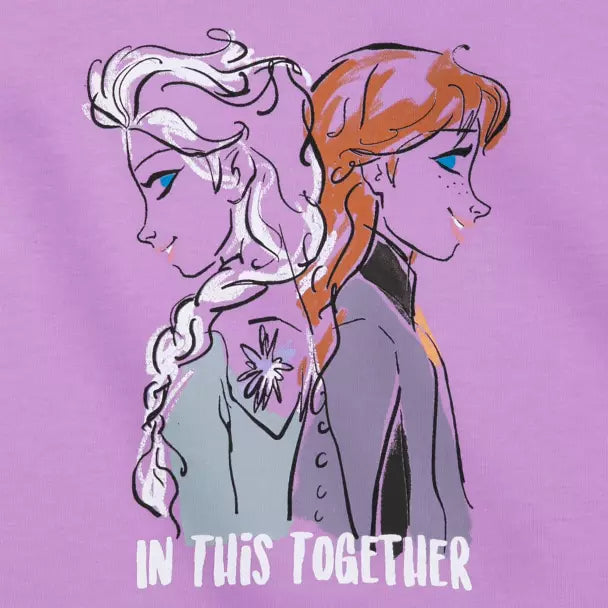Disney Store- Anna and Elsa Fashion T-Shirt for Girls â€“ Frozen