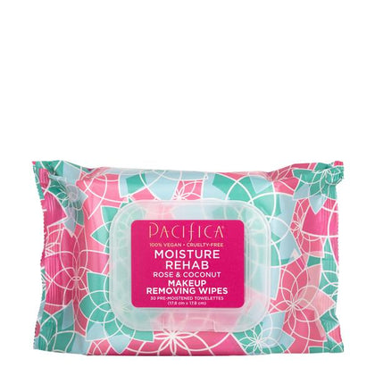 Pacifica Beauty-Moisture Rehab Rose & Coconut Makeup Removing Wipes1