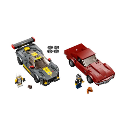 Lego- Chevrolet Corvette C8.R Race Car and 1968 Chevrolet Corvette