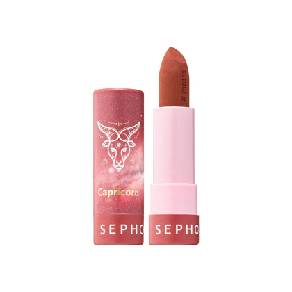 Sephora- #LipStories Astrology Lipstick - 98 Capricorn - بني غامق دافئ