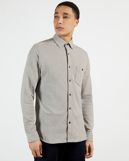 Ted Baker-Long sleeve textured shirt