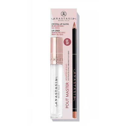 Anastasia Beverly Hills- Pout Master Sculpted Lip Duo - CLEAR/WARM TAUPE