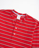 Brooks Brothers- Striped Cotton Pique Henley