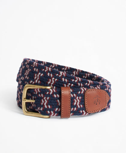 Brooks Brothers- BB#1 Stripe and Dot Stretch Belt