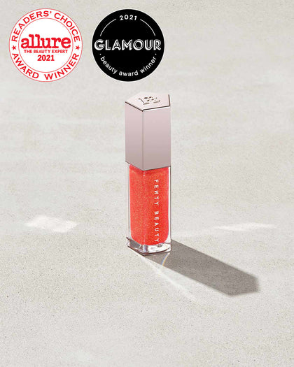 Fenty Beauty- GLOSS BOMB UNIVERSAL LIP LUMINIZER (Cheeky Shimmering Bright Red Orange)