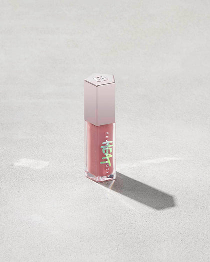 Fenty Beauty- GLOSS BOMB HEAT UNIVERSAL LIP LUMINIZER + PLUMPER (Fu$$Y Heat sheer pink)
