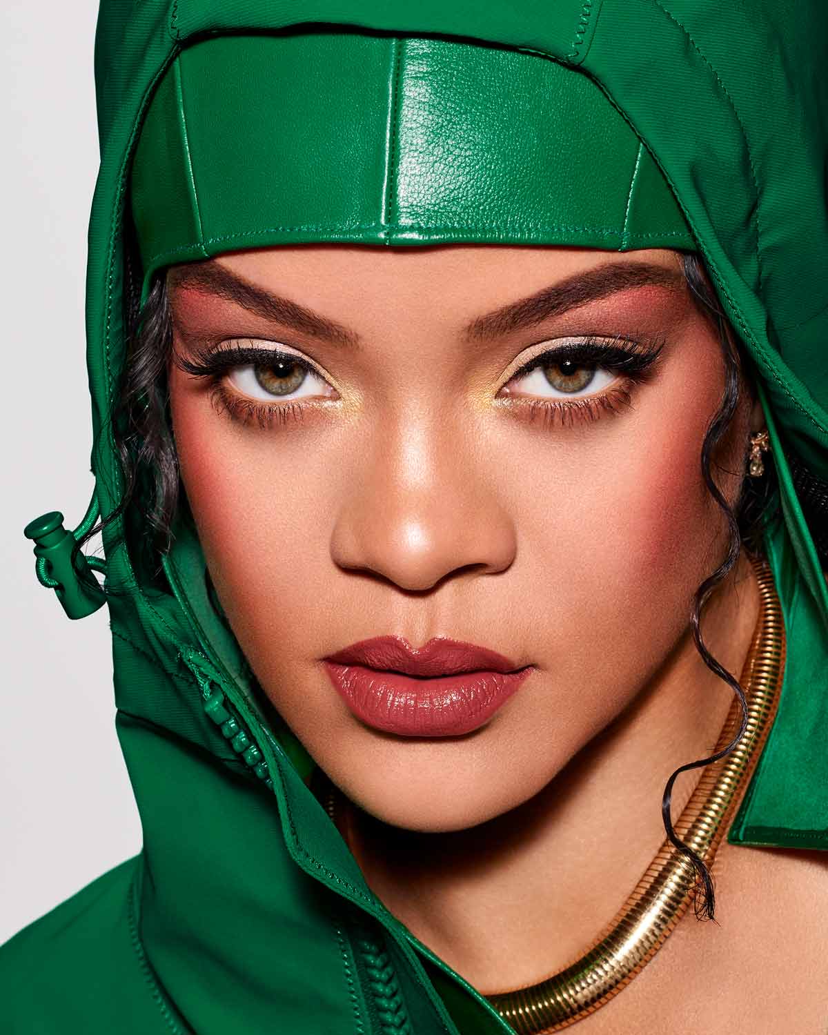 Adidas ivy park hooded cutout dress dark green top