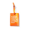 Anastasia Beverly Hills- ABH Luggage Tag - Metallic True Orange