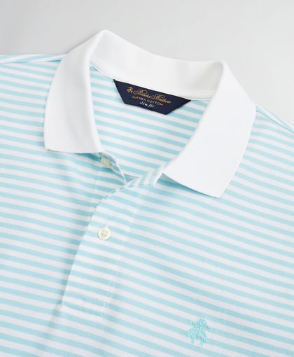 Brooks Brothers- Slim Fit Feeder Stripe Polo Shirt