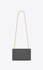 Yves Saint Laurent- KATE MEDIUM CHAIN BAG IN GRAIN DE POUDRE LEATHER