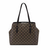 Ninewest- Tansy Multi Compartment Carryall (Dk Brown Logo)