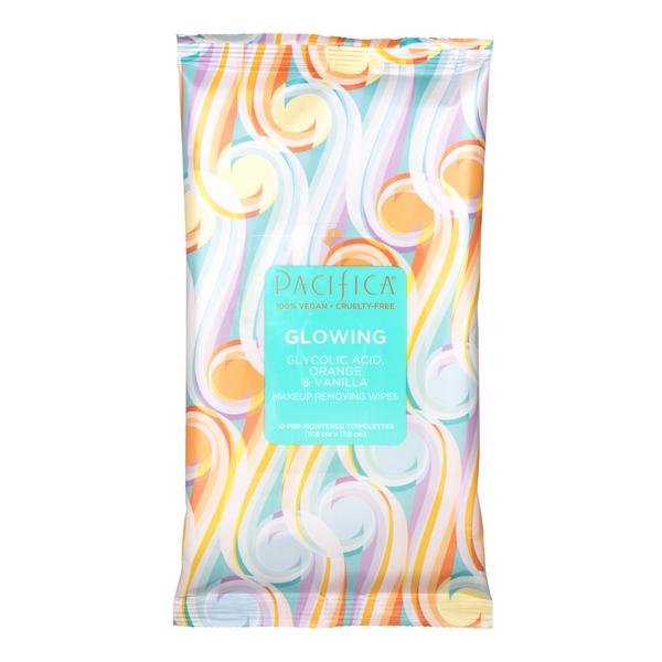 Pacifica Beauty-Glowing Glycolic Acid, Orange & Vanilla Makeup Removing Wipes (10ct)1