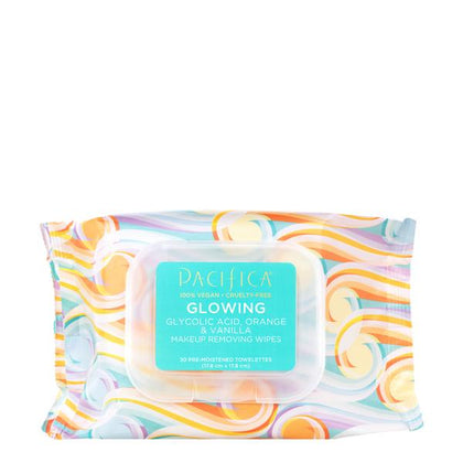 Pacifica Beauty-Glowing Glycolic Acid, Orange & Vanilla Makeup Removing Wipes1