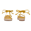 Ninewest- Monee Ankle Wrap Flat Sandals (YELLOW)