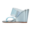 Ninewest- Nats Wedge Sandals (Blue)