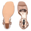 Ninewest- Nevr Ankle Strap Wedge Sandals (BARELY NUDE)