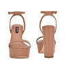 Ninewest- Uknow Platform Dress Sandals (LIGHT TAN)