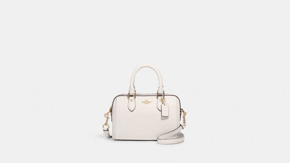 Coach- Mini Rowan Crossbody (Gold/Chalk)