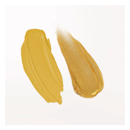Stilacosmetics- Double Dip Suede Shade & Glitter & Glow Liquid Eye Shadows (Spicy Mustard)