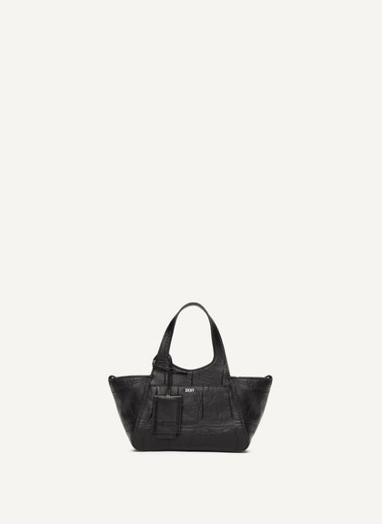 DKNY- The Croc Mini Effortless Tote - Black