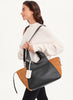 DKNY- The Medium Effortless Tote - Black/Luggage