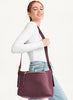 DKNY- Medium Buckle Bag - Wine