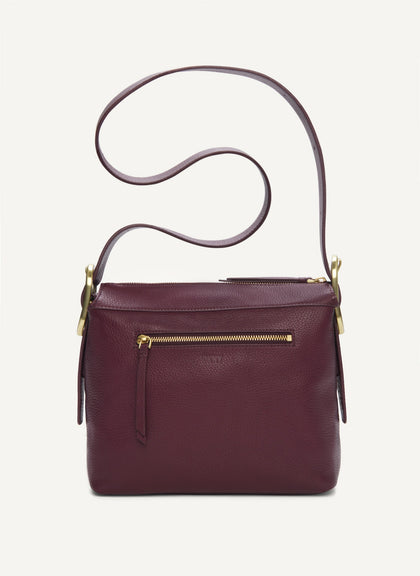 DKNY- Medium Buckle Bag - Wine