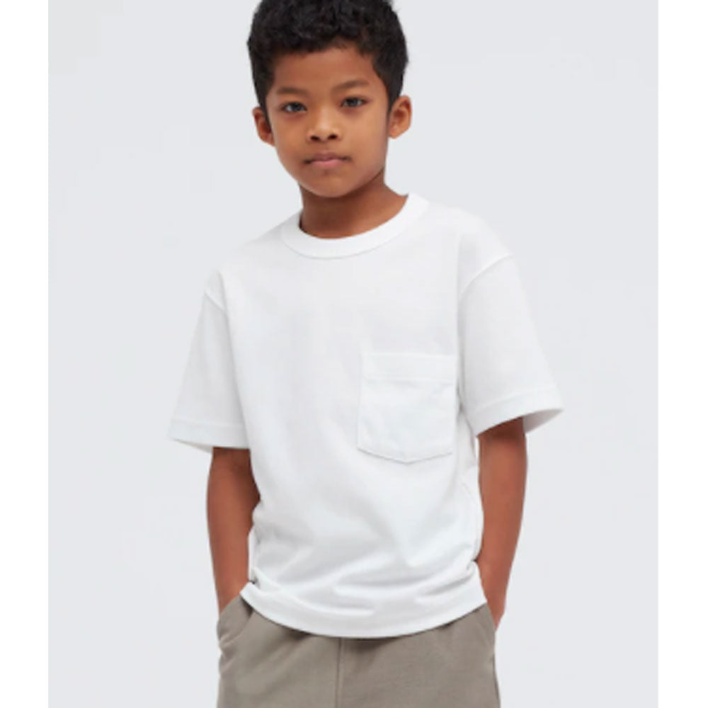 Uniqlo- Kids U AIRism Cotton Crew Neck T-Shirt – Amreki