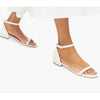 Justfab- Gabbi Minimalist Sandal (Bone)