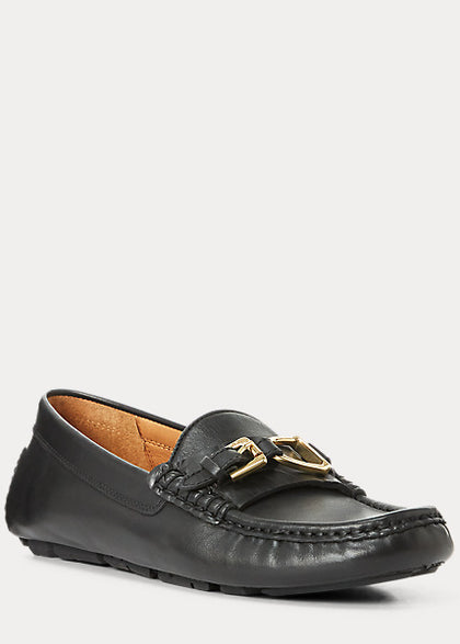 Polo Ralph Lauren- Anders Leather Driver (Black)