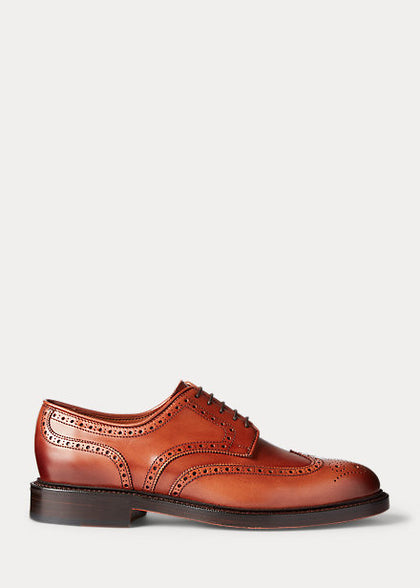 Polo Ralph Lauren- Brenton Leather Wingtip (Polo Tan)