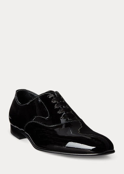 Polo Ralph Lauren- Paget Patent Leather Shoe (Black)