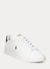 Polo Ralph Lauren- Heritage Court II Leather Sneaker (White/Black Pp)