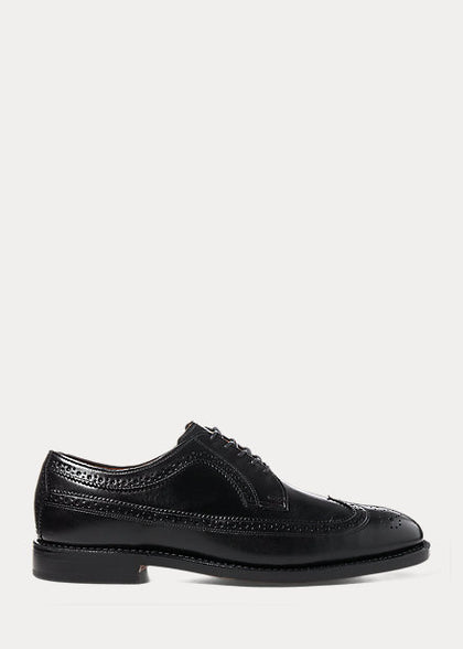 Polo Ralph Lauren- Brenton Leather Wingtip (Black)